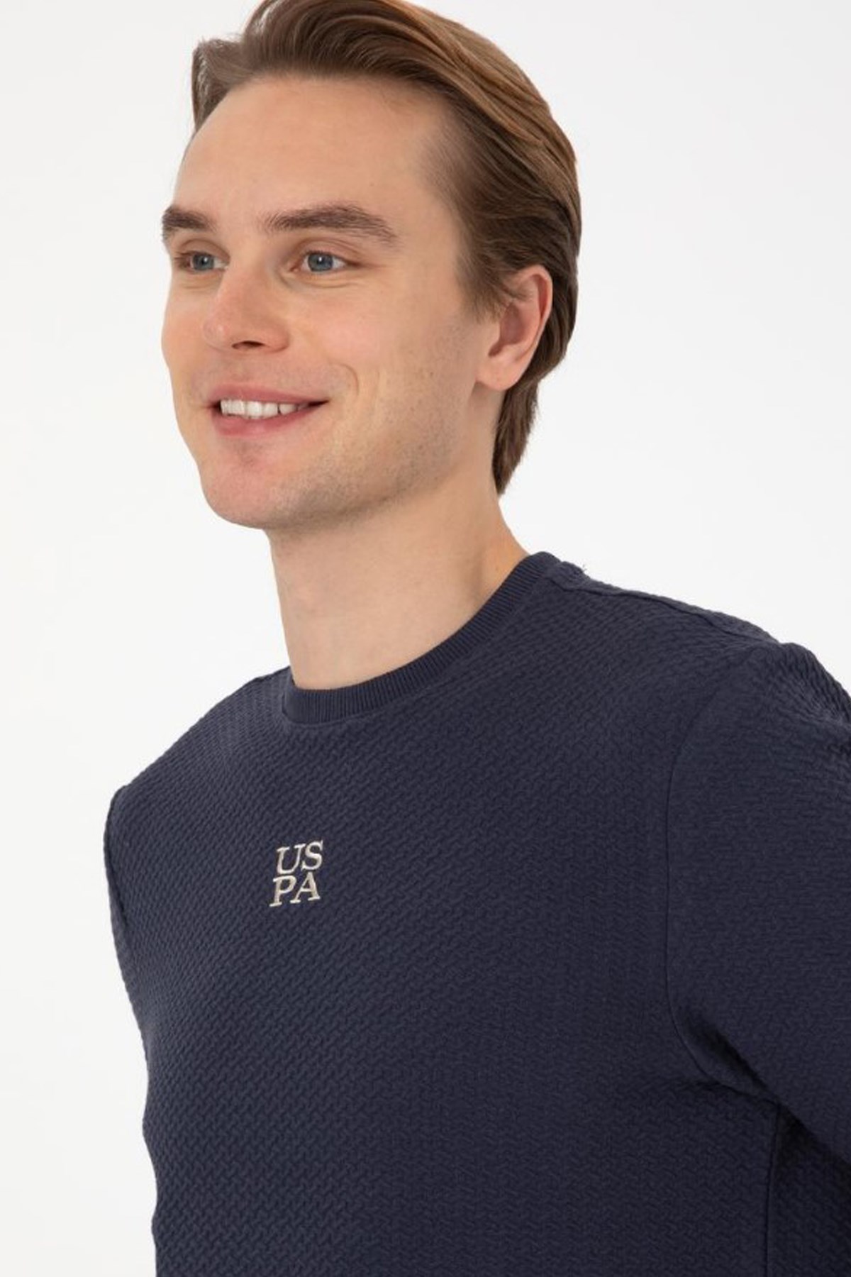 U.S. Polo Assn. Erkek Sweatshirt 50308649-VR033 Lacivert