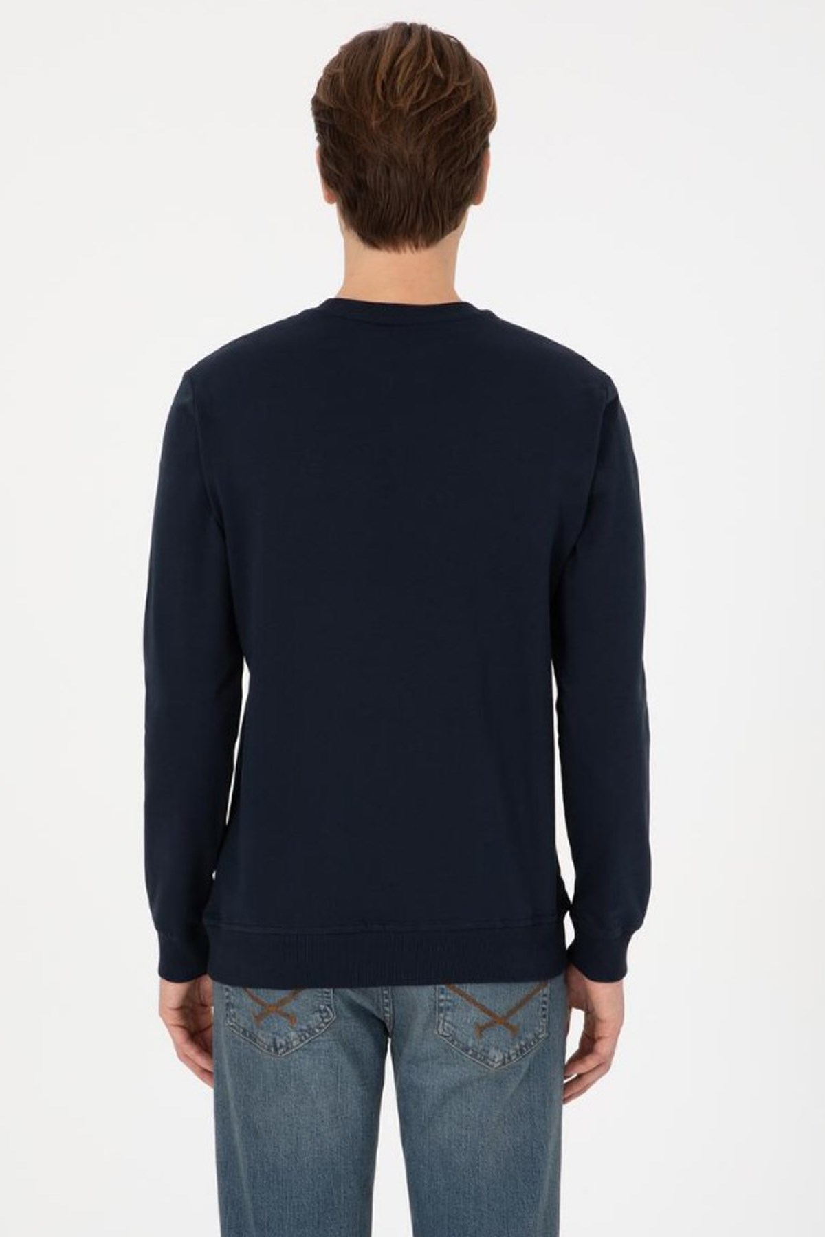 U.S. Polo Assn. Erkek Sweatshirt 50308693-VR033 Lacivert