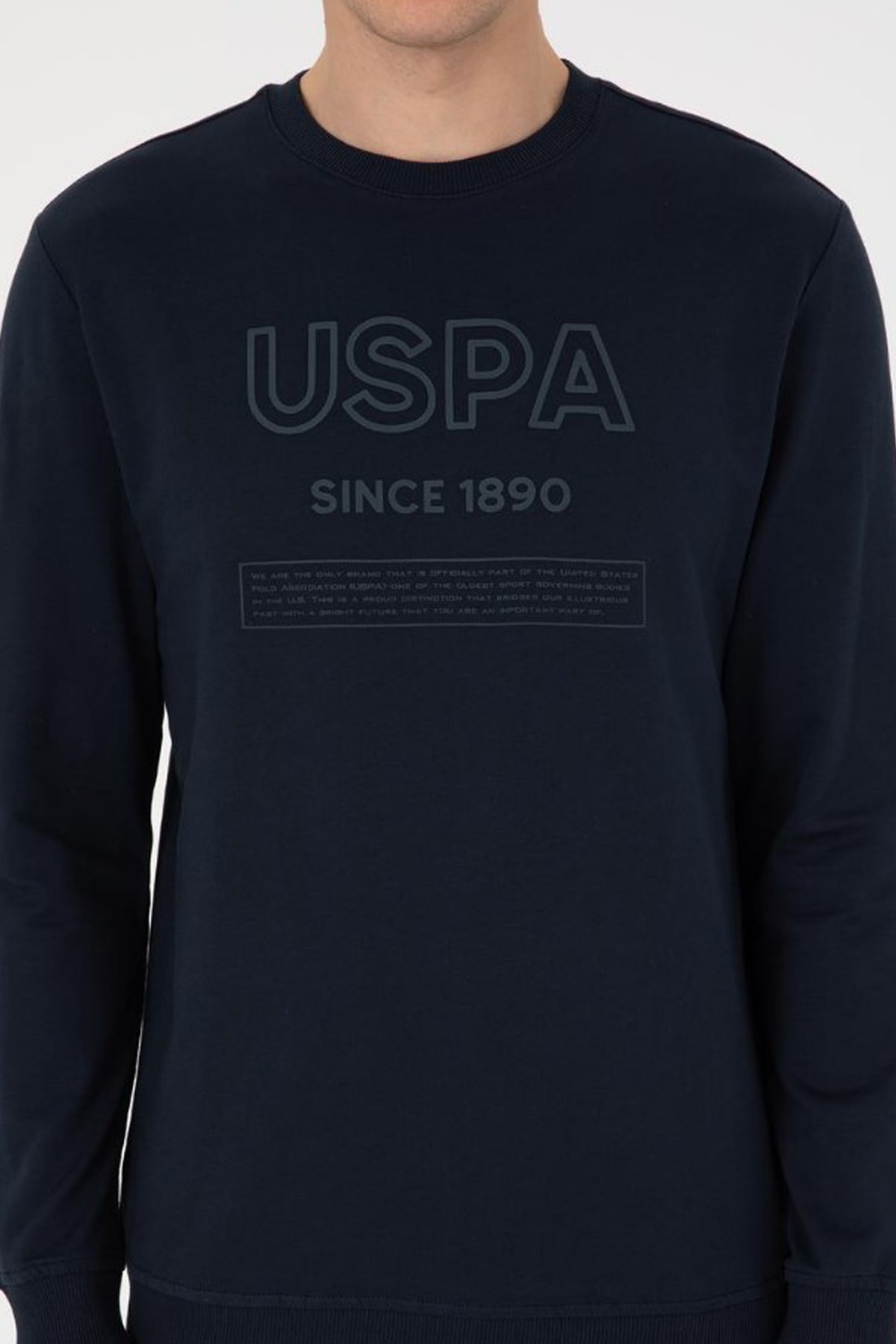 U.S. Polo Assn. Erkek Sweatshirt 50308693-VR033 Lacivert