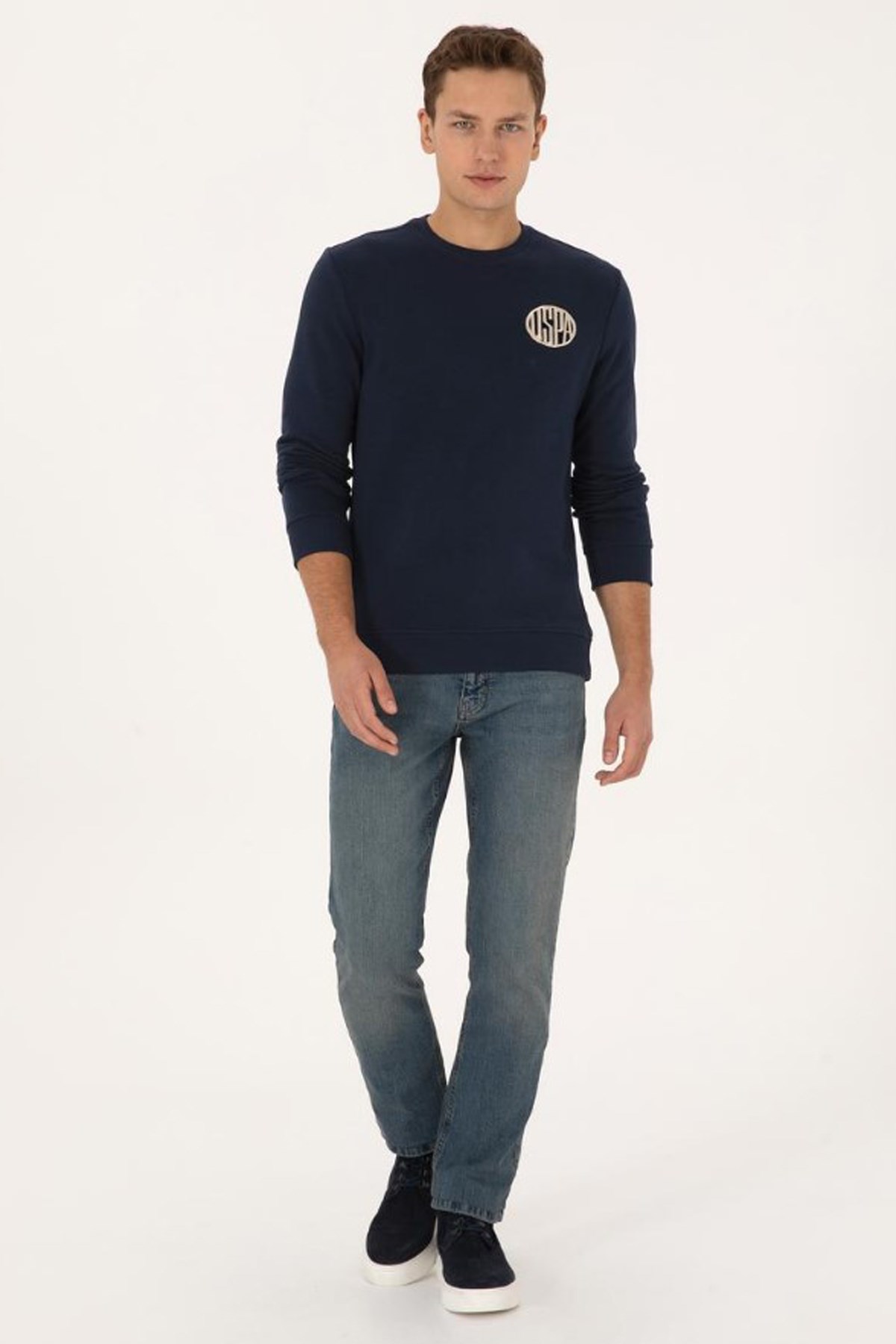 U.S. Polo Assn. Erkek Sweatshirt 50308717-VR033 Lacivert