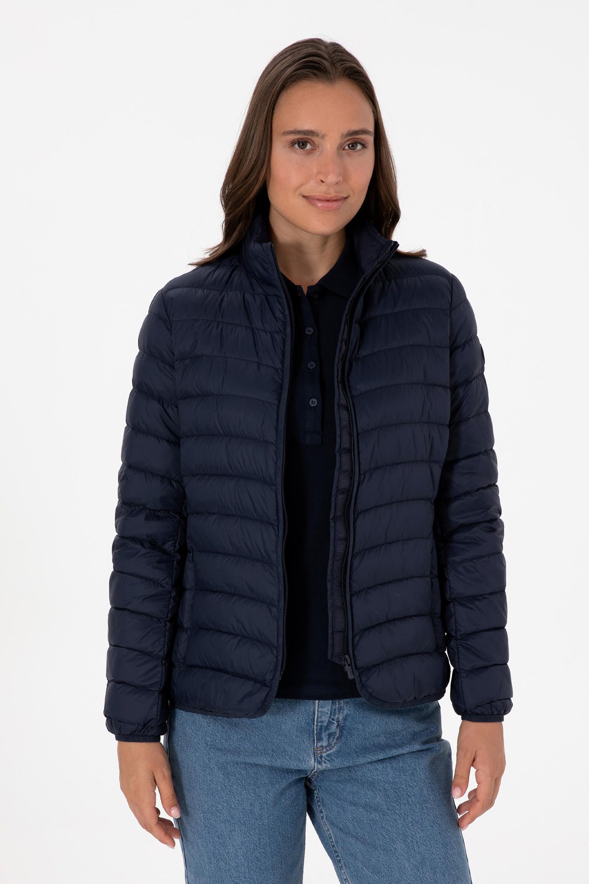 U.S. Polo Assn. Kadın Mont 50308868-VR033 Lacivert
