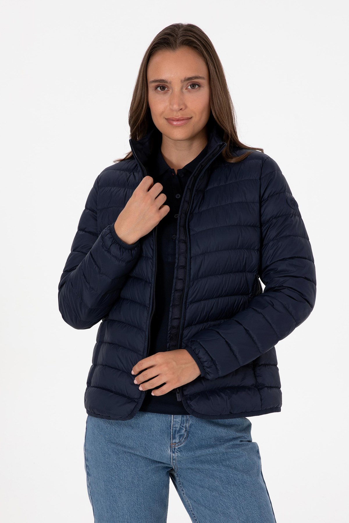 U.S. Polo Assn. Kadın Mont 50308868-VR033 Lacivert