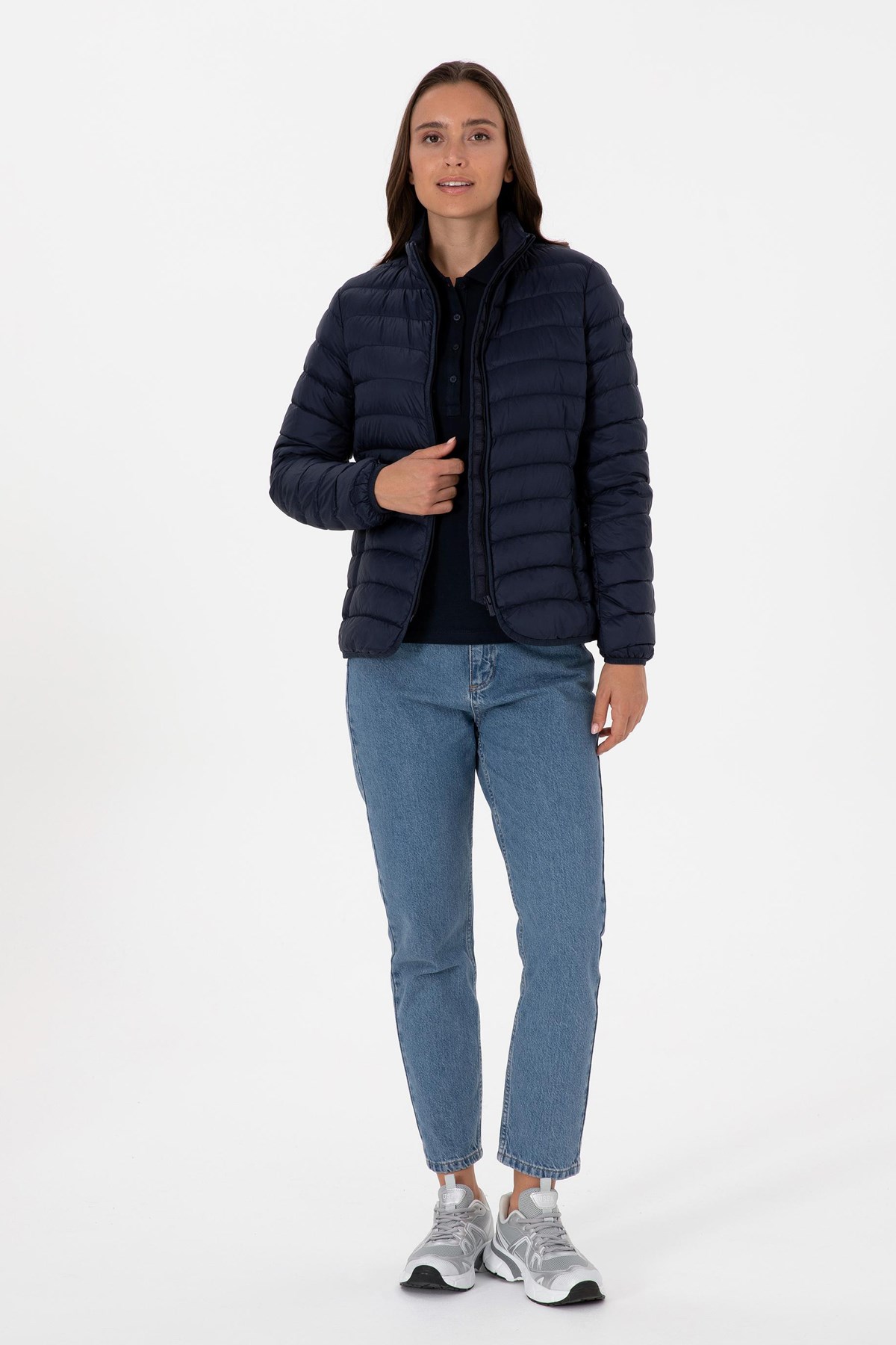 U.S. Polo Assn. Kadın Mont 50308868-VR033 Lacivert