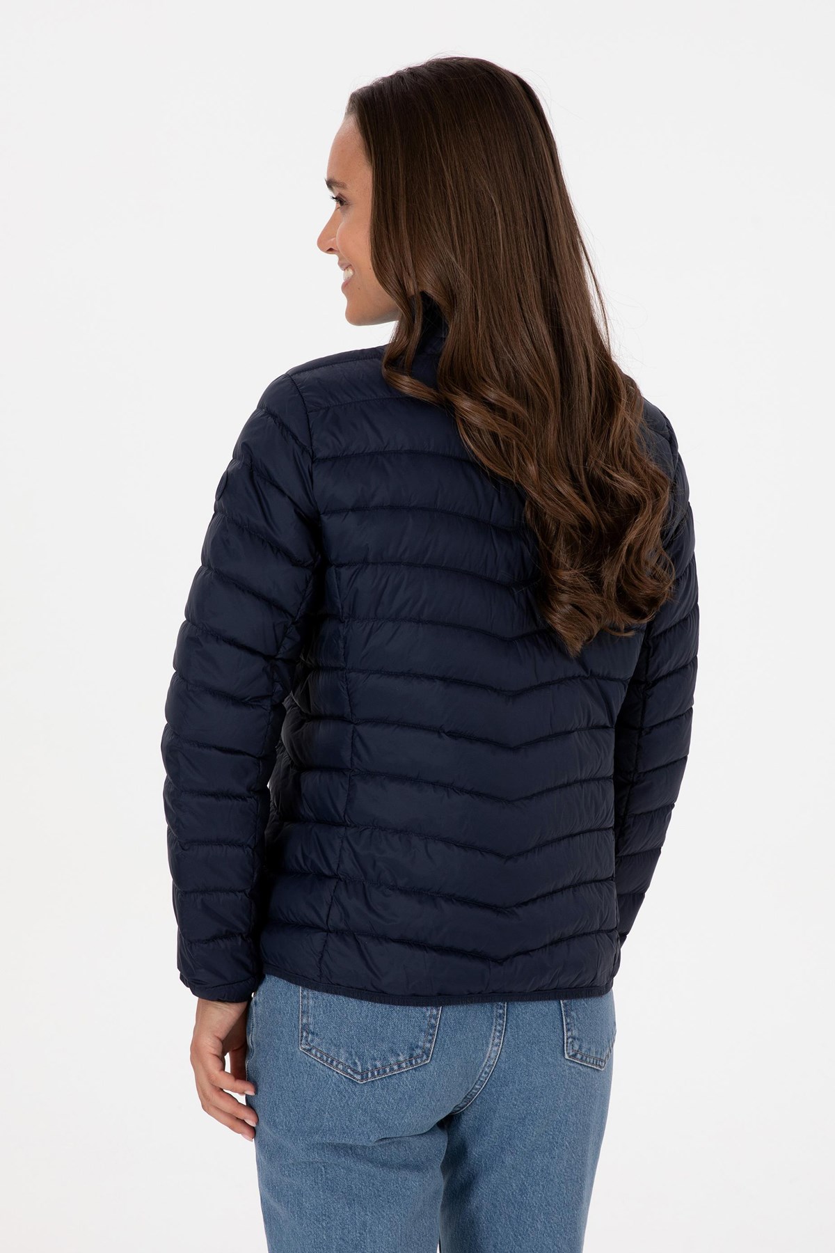 U.S. Polo Assn. Kadın Mont 50308868-VR033 Lacivert