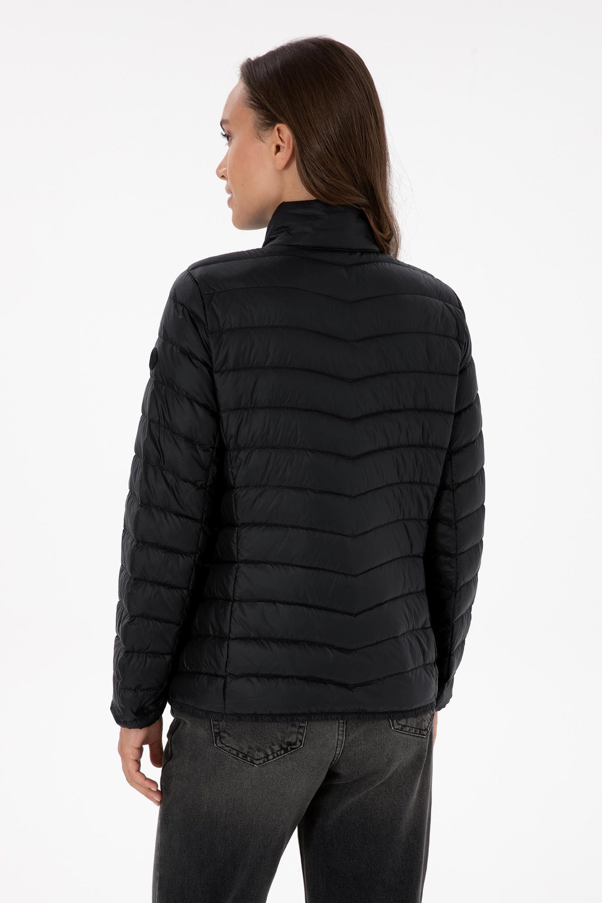 U.S. Polo Assn. Kadın Mont 50308868-VR046 Siyah