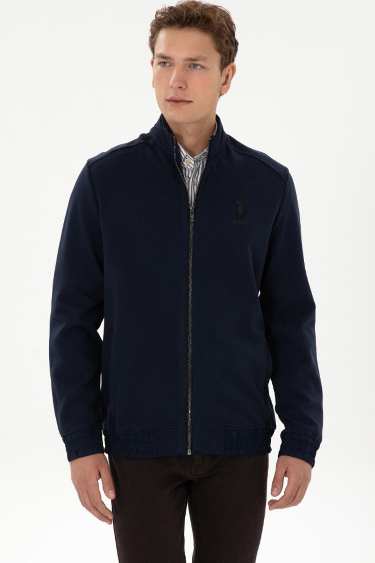 U.S. Polo Assn. Erkek Sweatshirt 50309988-VR033 Lacivert