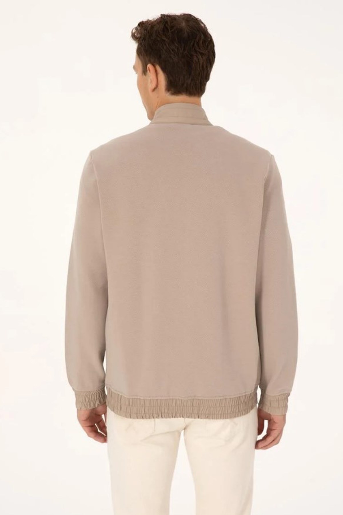 U.S. Polo Assn. Erkek Sweatshirt 50309988-VR088 Bej
