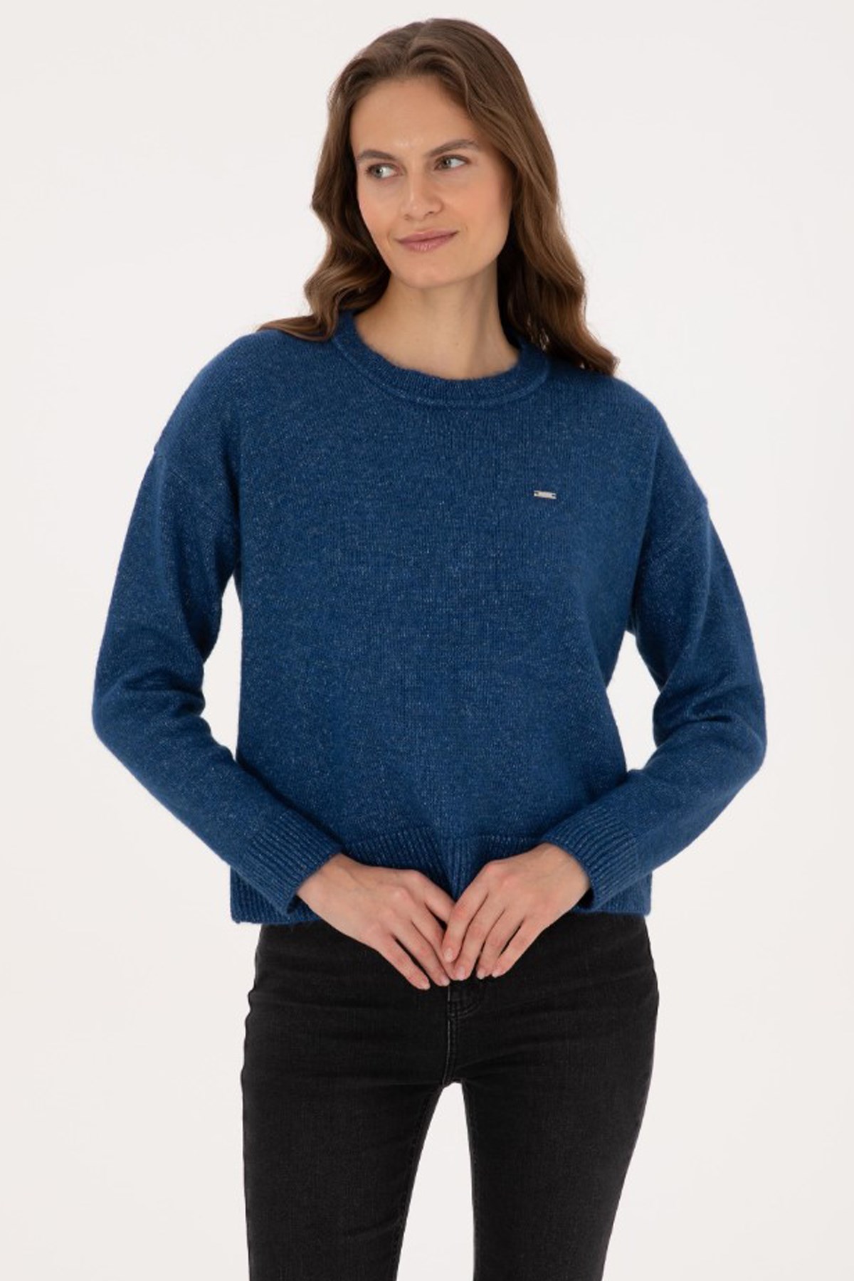 U.S. Polo Assn. Kadın Kazak 50310021-VR033 Lacivert
