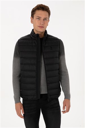 U.S. Polo Assn. Erkek Yelek 50310039-VR046 Siyah