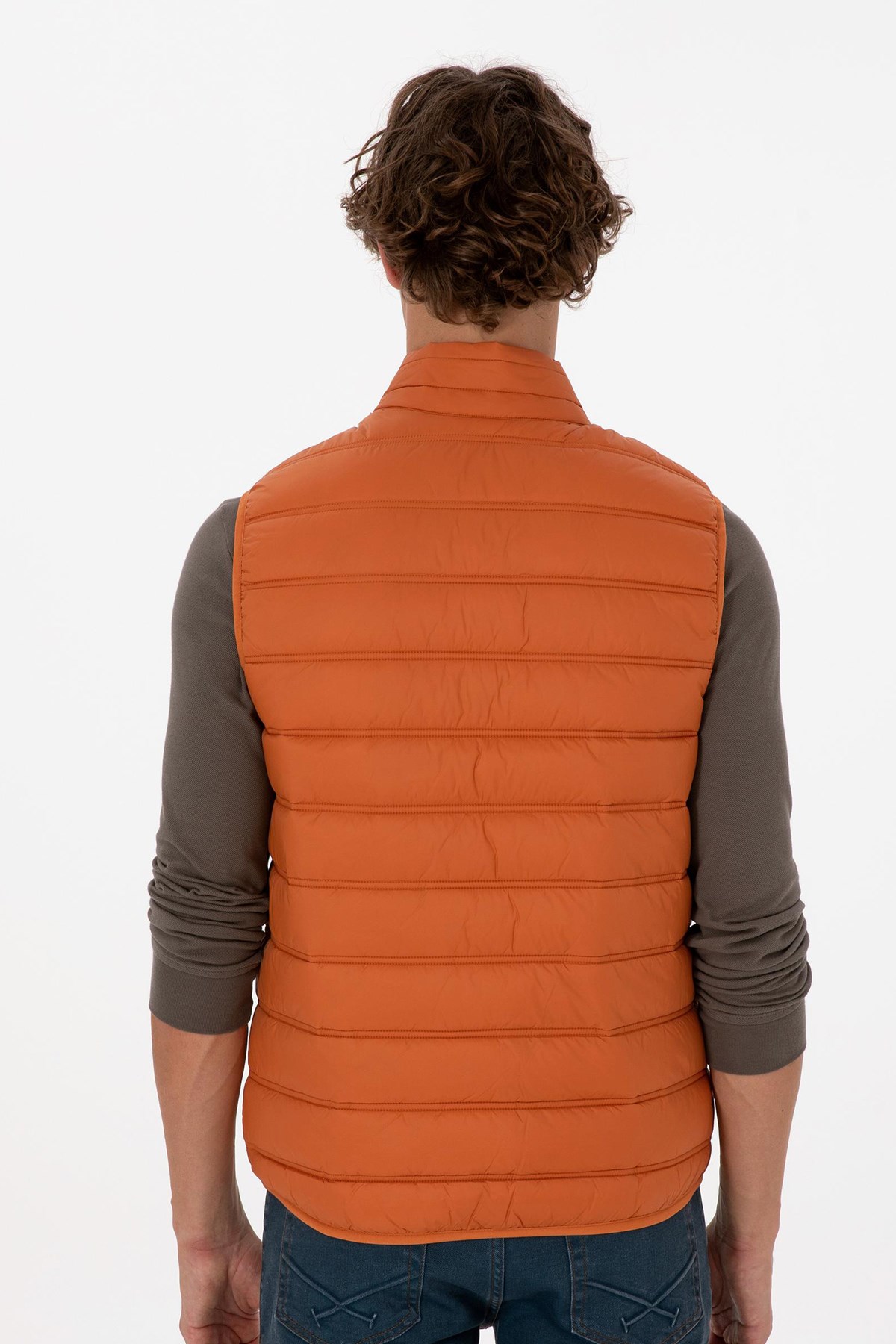 U.S. Polo Assn. Erkek Yelek 50310039-VR182 Bakır