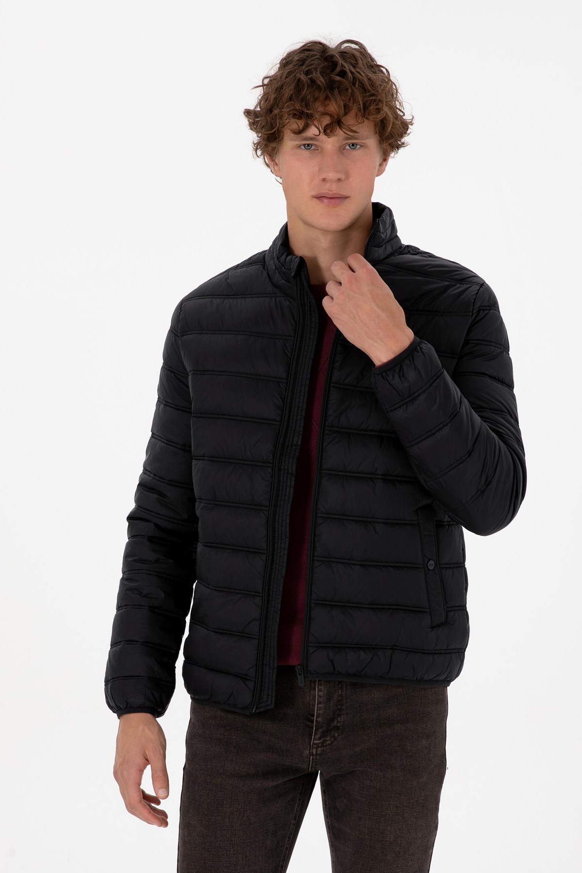 U.S. Polo Assn. Erkek Mont 50310050-VR046 Siyah