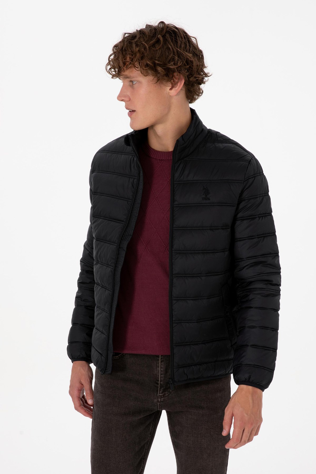 U.S. Polo Assn. Erkek Mont 50310050-VR046 Siyah