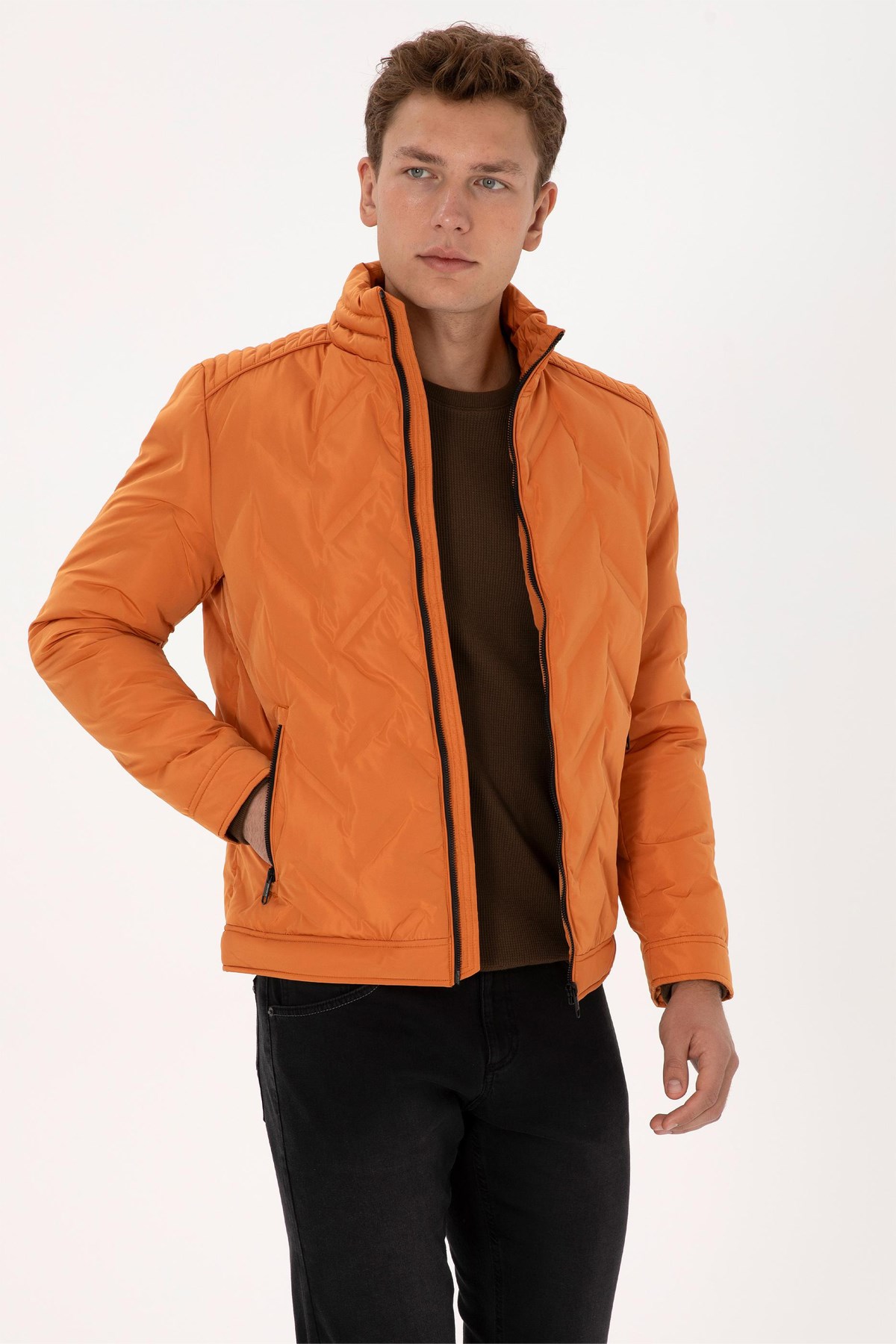 U.S. Polo Assn. Erkek Mont 50310209-VR182 Bakır