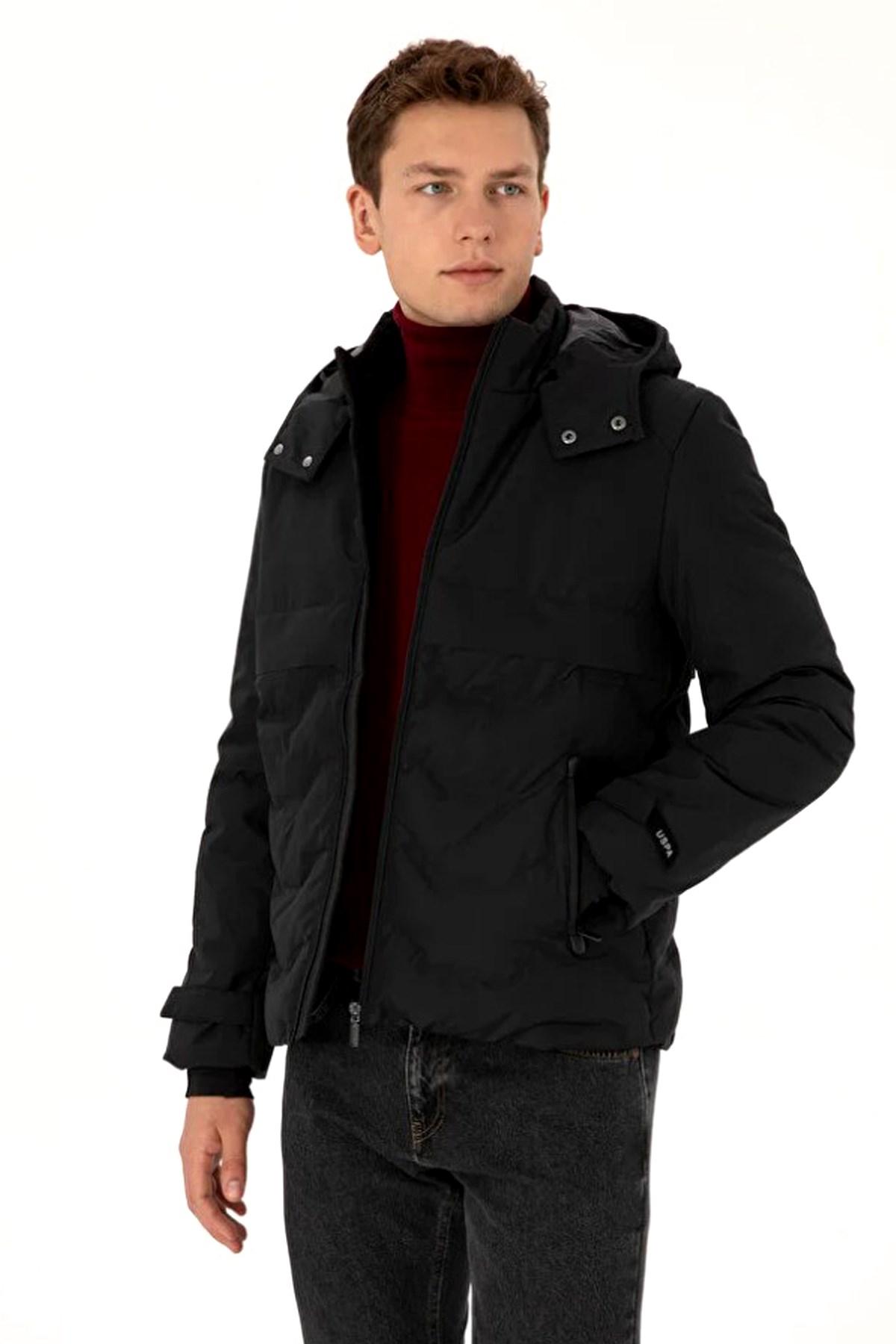 U.S. Polo Assn. Erkek Mont 50311636-VR046 Siyah