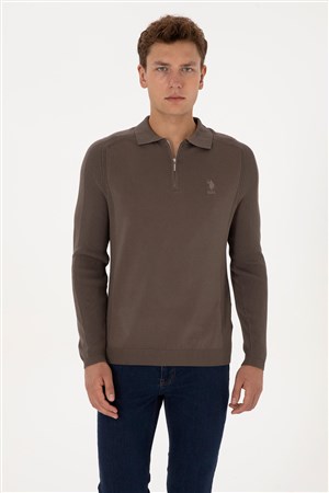 U.S. Polo Assn. Erkek Kazak 50315806-VR052 Vizon