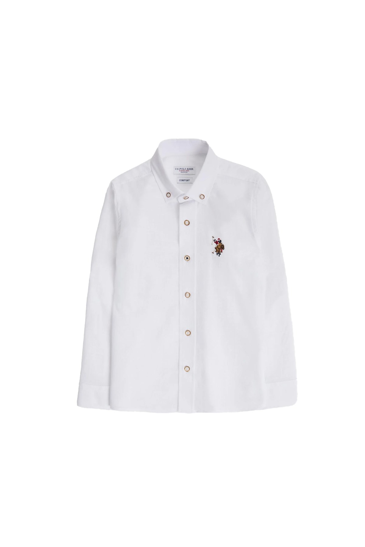U.S. Polo Assn. Çocuk Gömlek 50320263-VR013 Beyaz