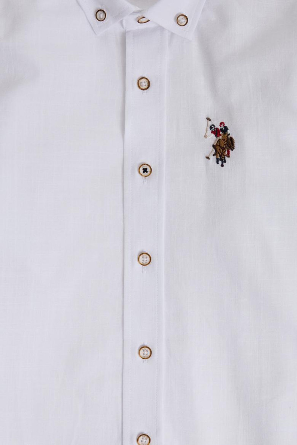 U.S. Polo Assn. Çocuk Gömlek 50320263-VR013 Beyaz