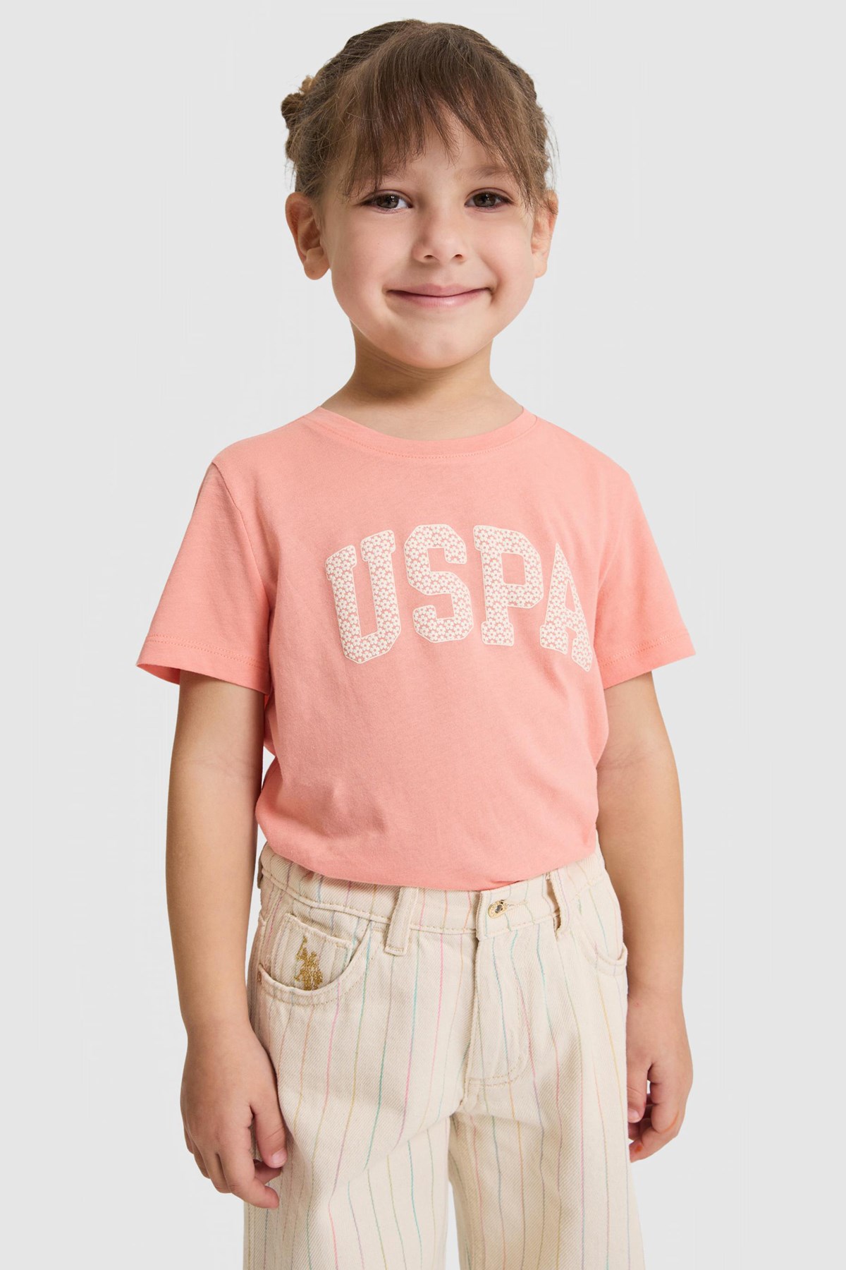 U.S. Polo Assn. Çocuk Tişört 50320291-VR204 Turuncu