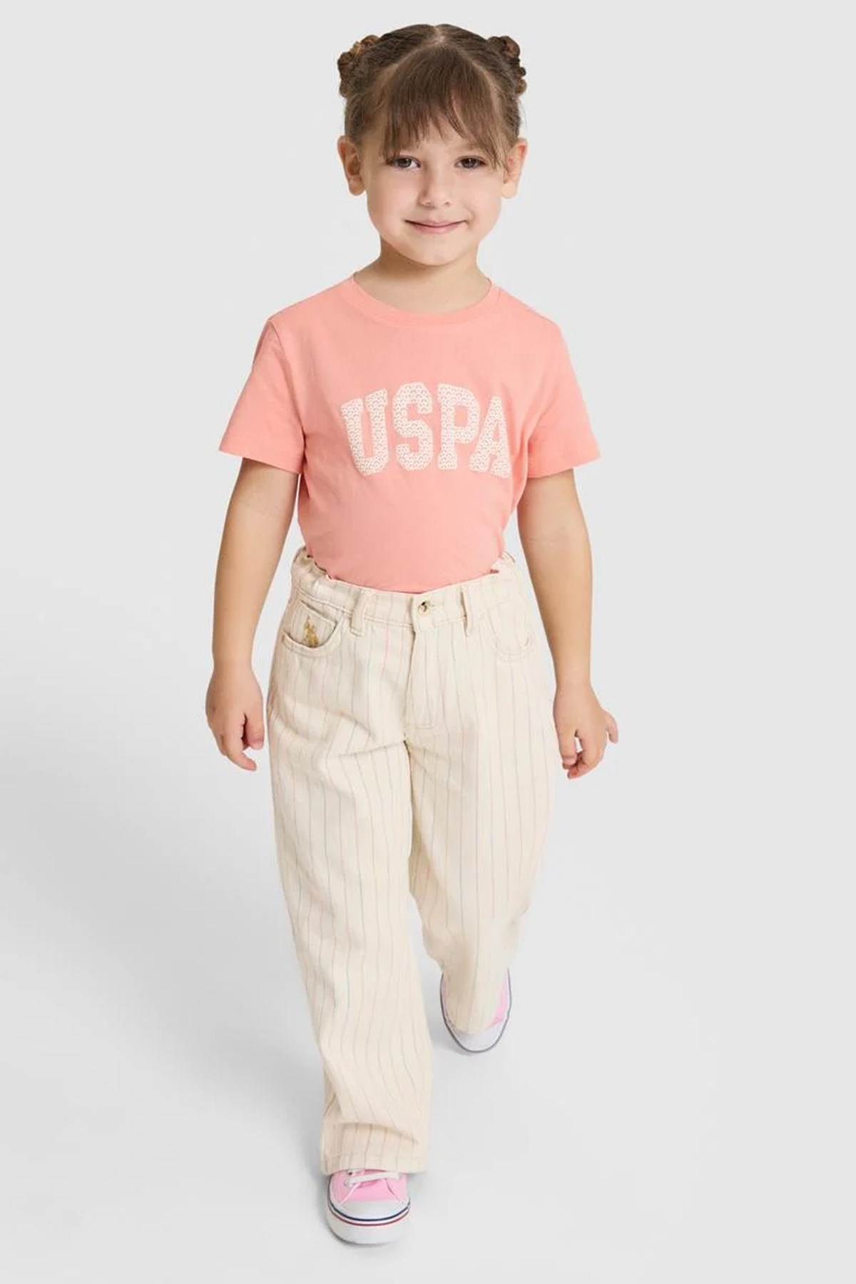 U.S. Polo Assn. Çocuk Tişört 50320291-VR204 Turuncu