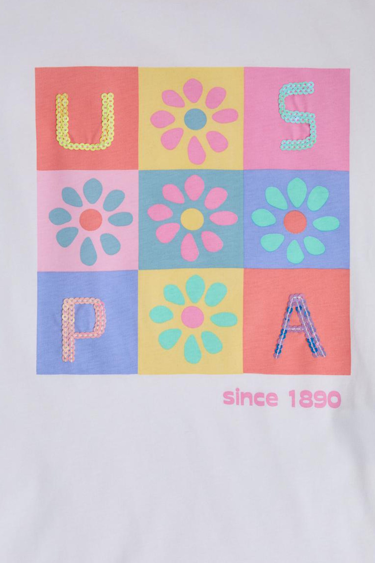 U.S. Polo Assn. Çocuk Tişört 50320449-VR013 Beyaz
