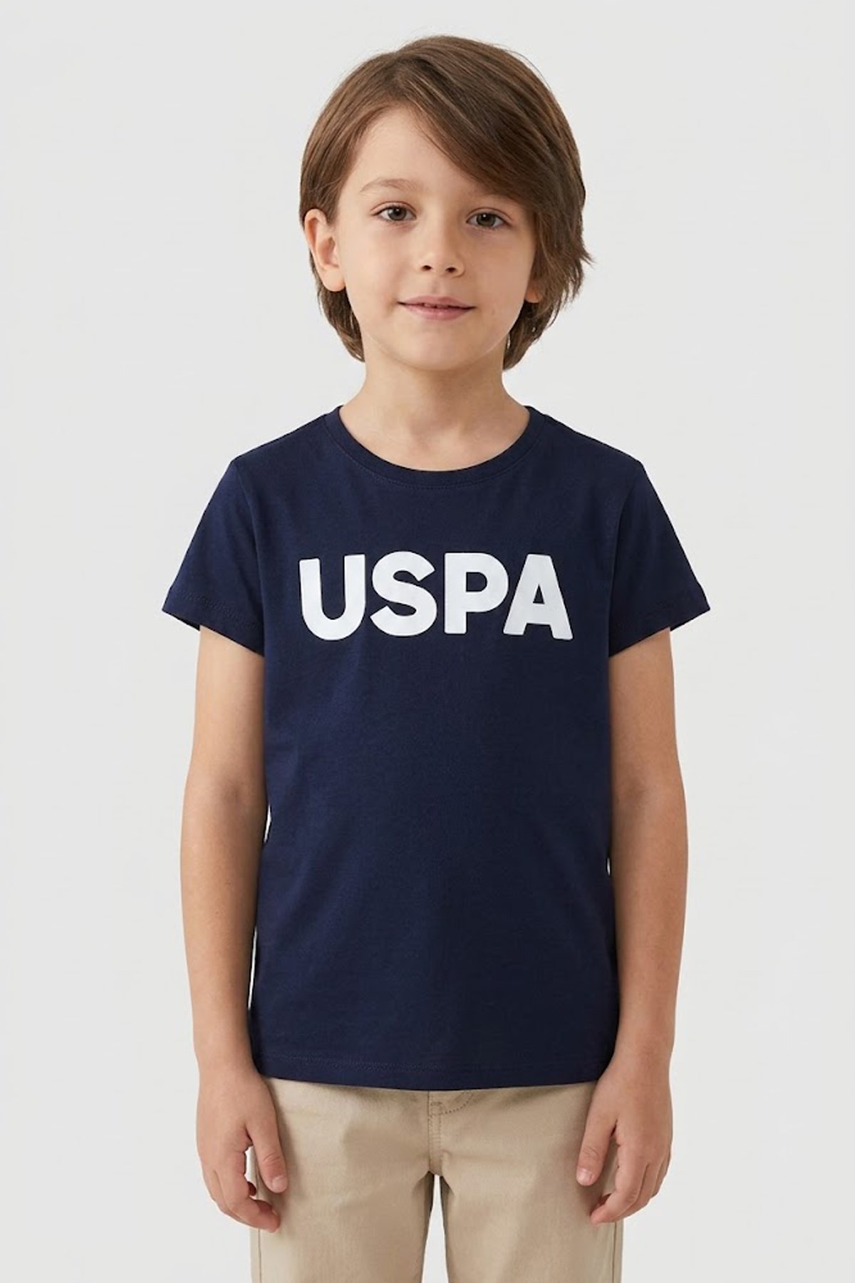 U.S. Polo Assn. Çocuk Tişört 50320451-VR007 Mavi
