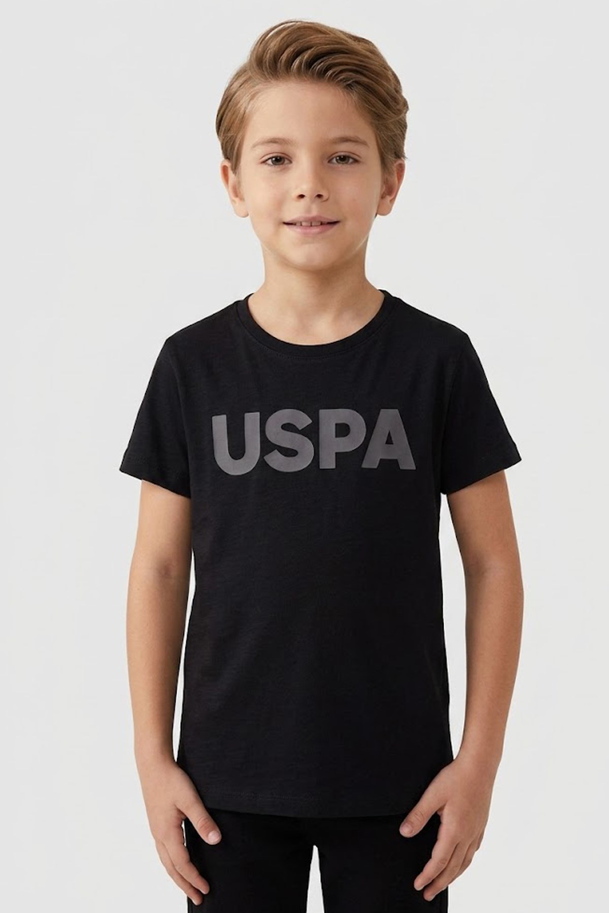 U.S. Polo Assn. Çocuk Tişört 50320451-VR046 Siyah