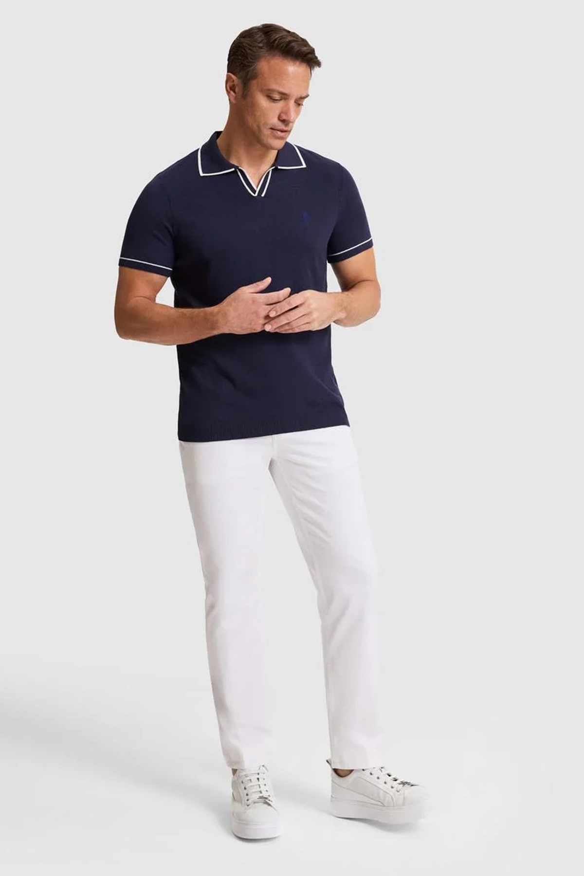 U.S. Polo Assn. Erkek Triko Kazak 50321682-VR033 Lacivert