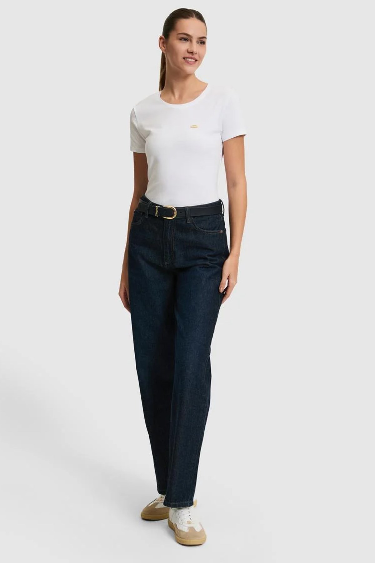 U.S. Polo Assn. Kadın Tişört 50321809-VR013 Beyaz