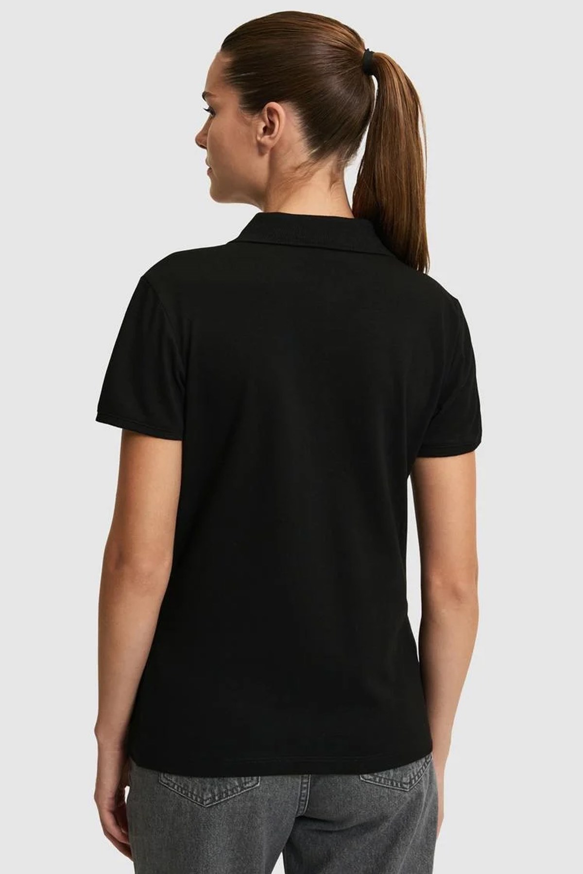 U.S. Polo Assn. Kadın Tişört 50321818-VR046 Siyah