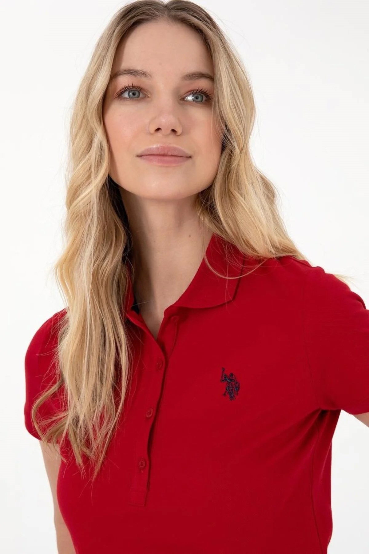 U.S. Polo Assn. Kadın Tişört 50321818-VR171 Kırmızı