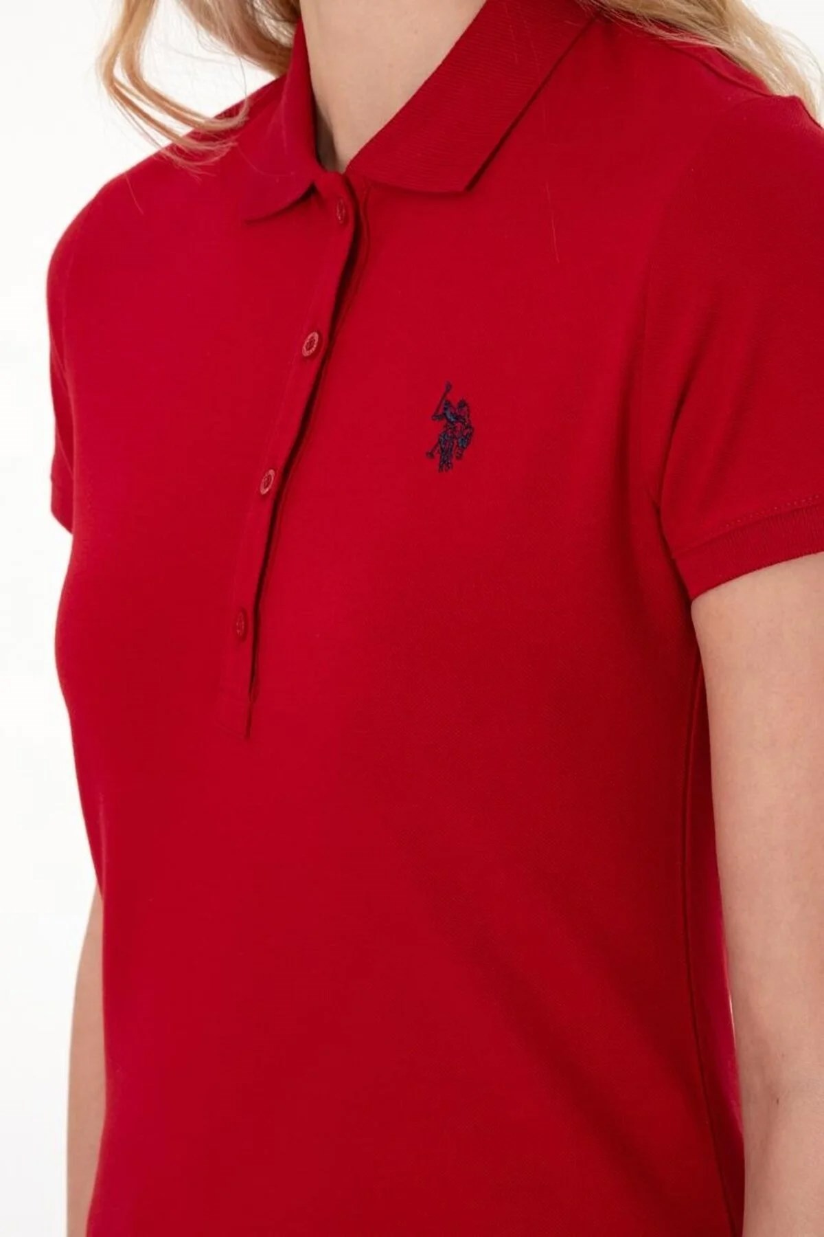 U.S. Polo Assn. Kadın Tişört 50321818-VR171 Kırmızı