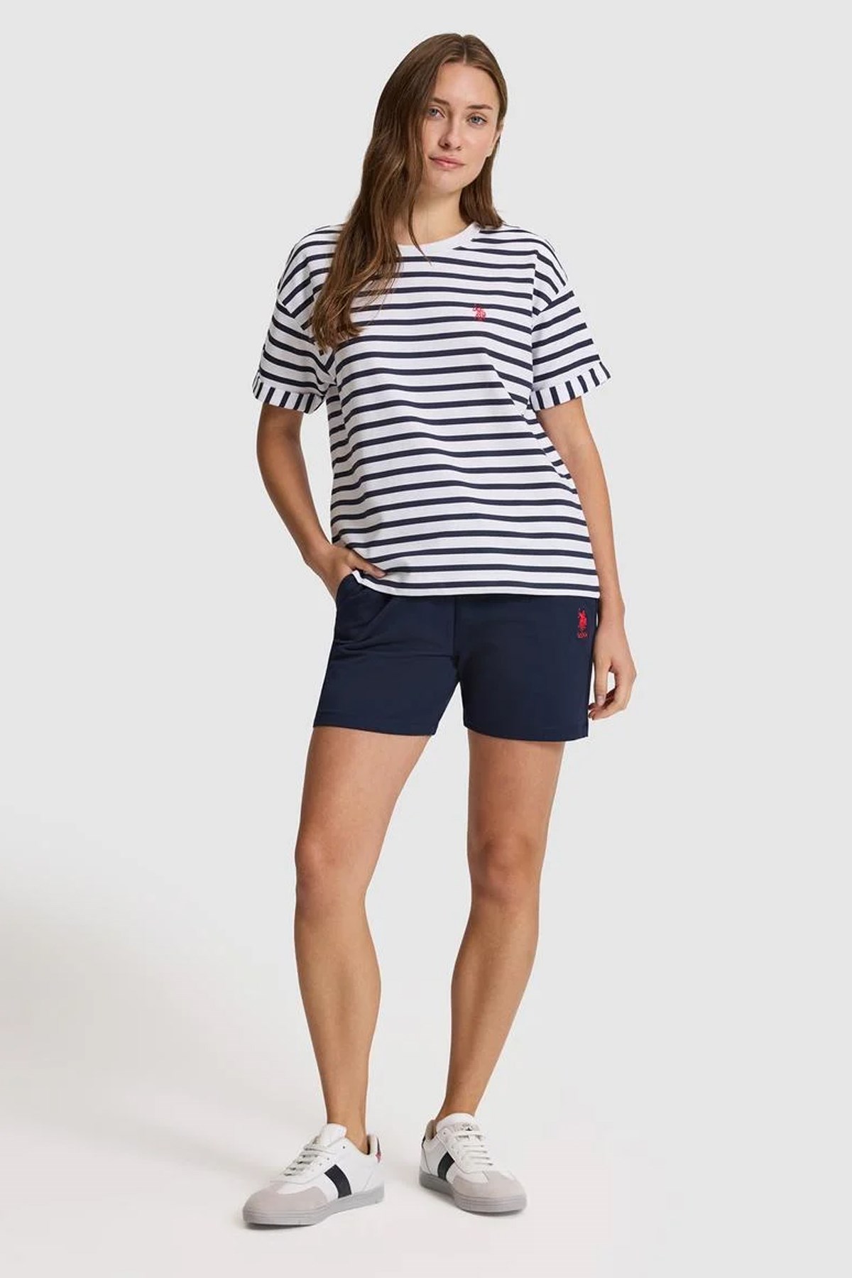 U.S. Polo Assn. Kadın Şort 50321825-VR033 Lacivert
