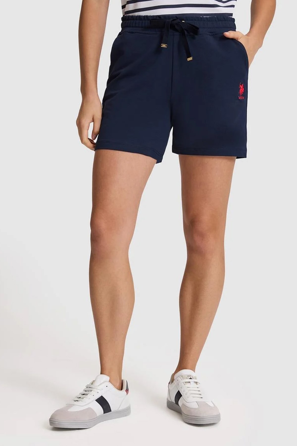U.S. Polo Assn. Kadın Şort 50321825-VR033 Lacivert