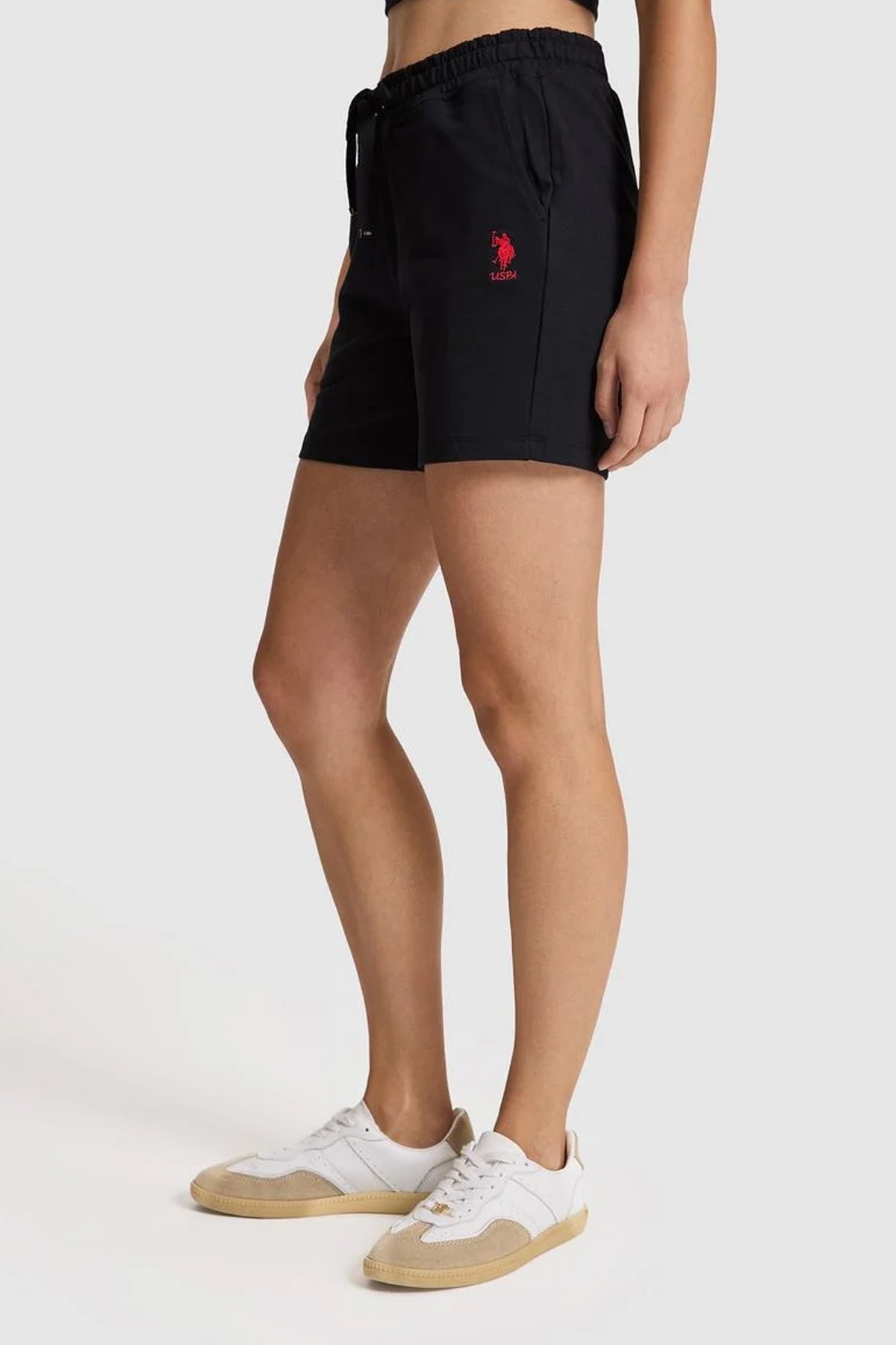 U.S. Polo Assn. Kadın Şort 50321825-VR046 Siyah