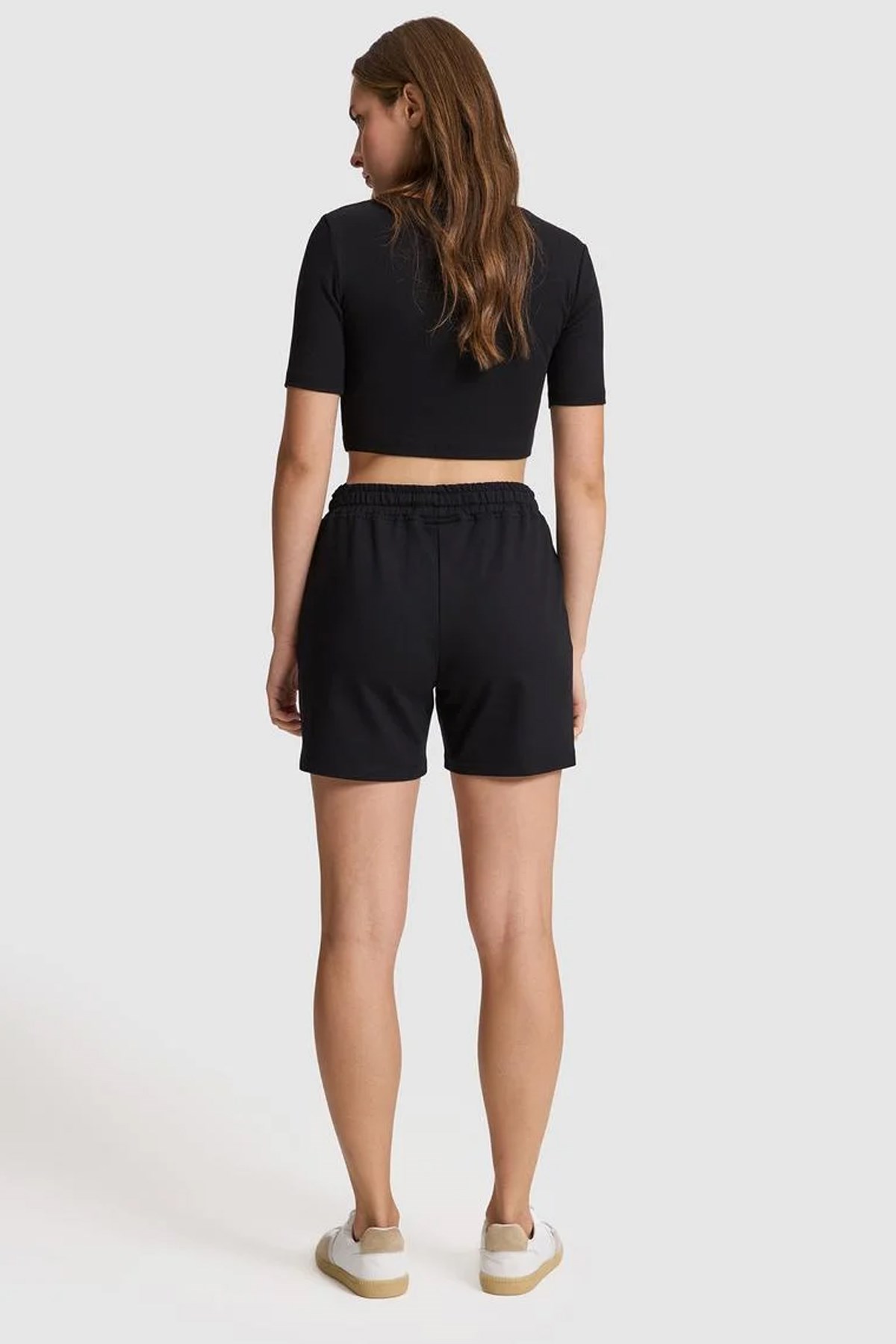 U.S. Polo Assn. Kadın Şort 50321825-VR046 Siyah