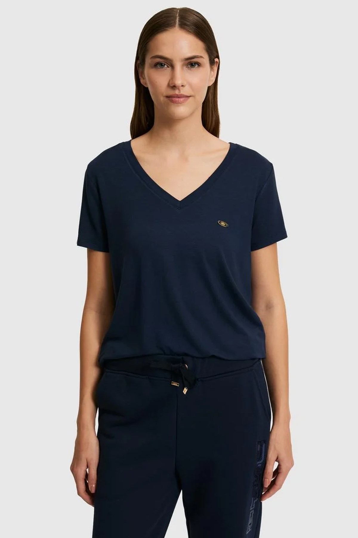 U.S. Polo Assn. Kadın Tişört 50321833-VR033 Lacivert