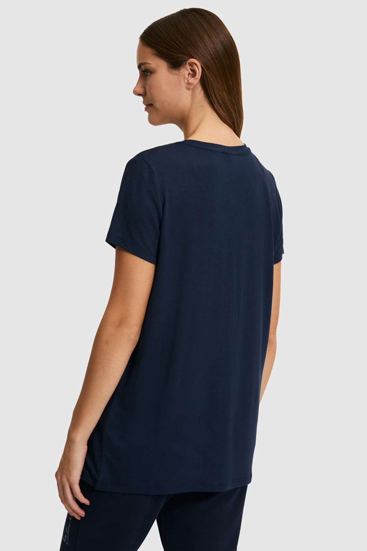 U.S. Polo Assn. Kadın Tişört 50321833-VR033 Lacivert
