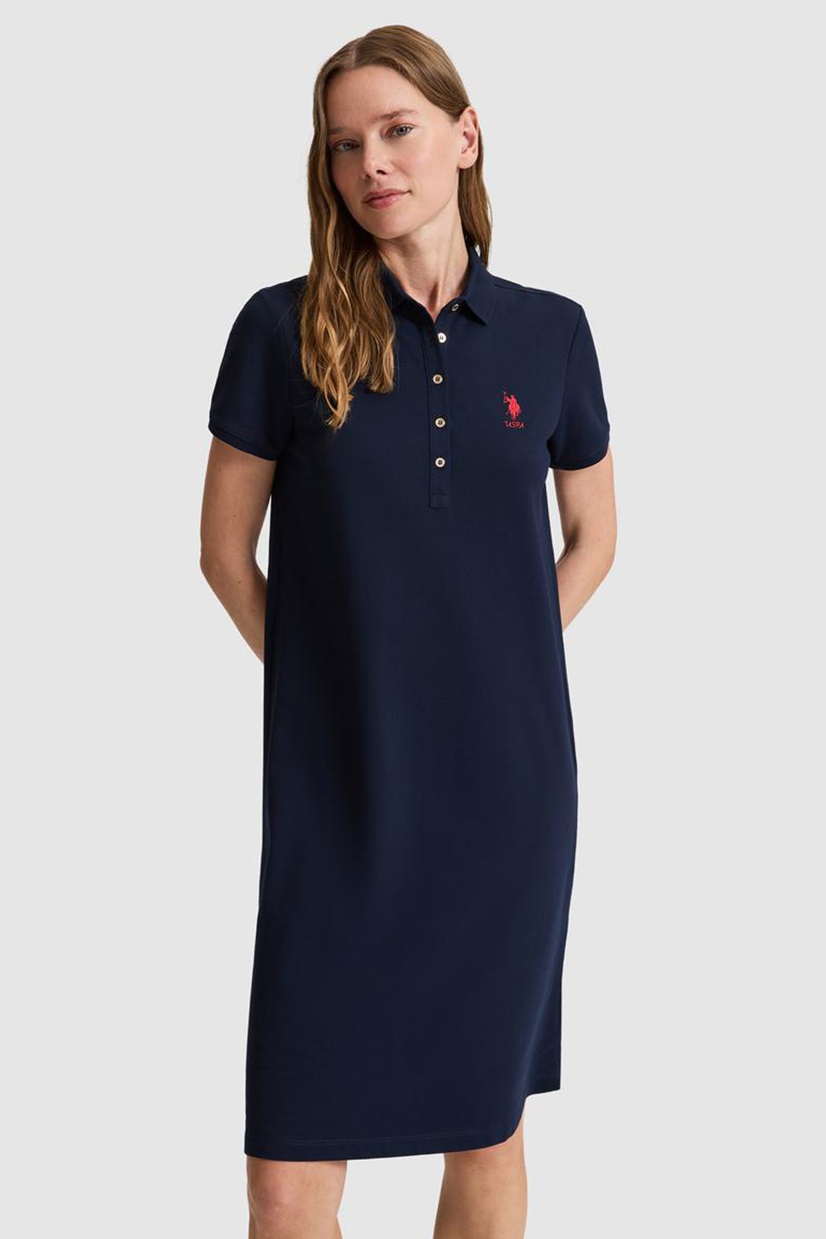 U.S. Polo Assn. Kadın Elbise 50321841-VR033 Lacivert