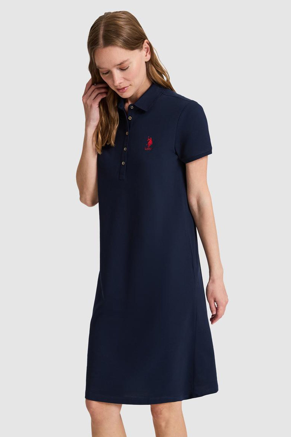 U.S. Polo Assn. Kadın Elbise 50321841-VR033 Lacivert