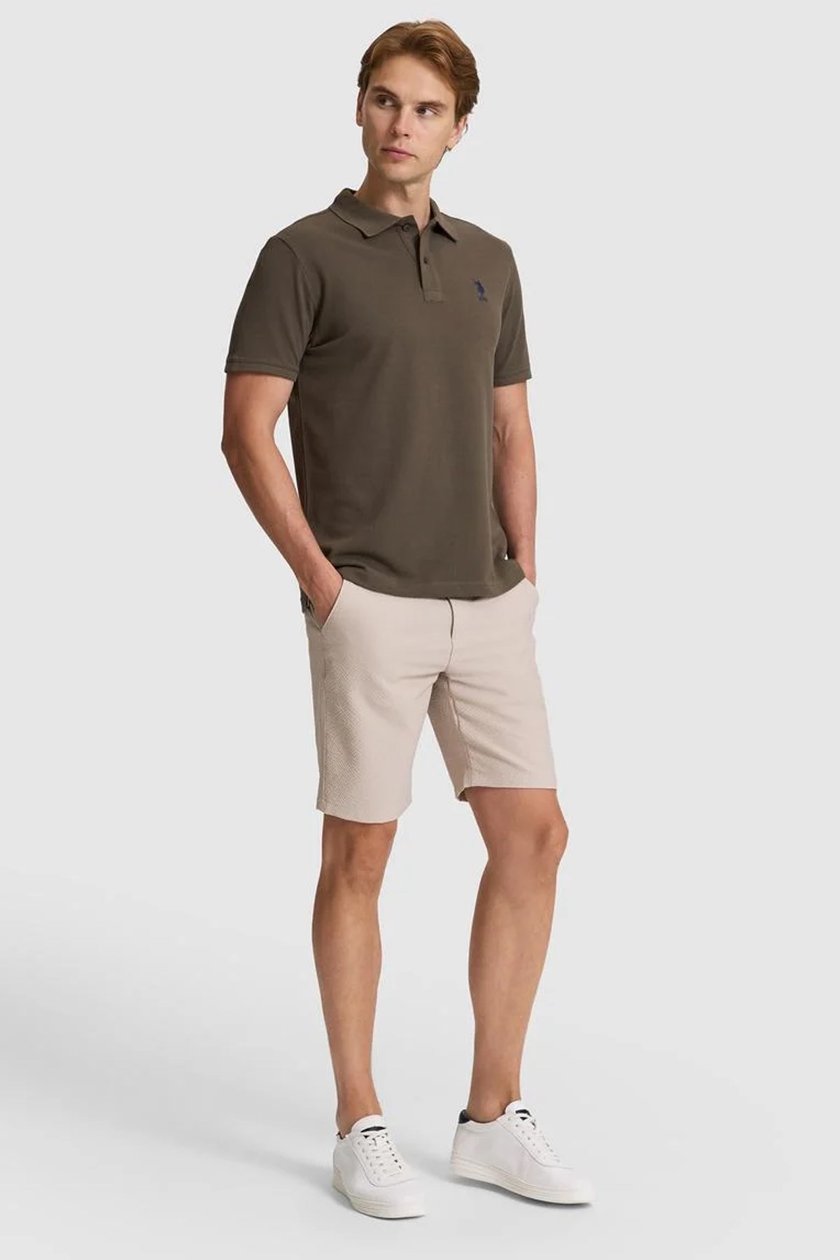 U.S. Polo Assn. Erkek Şort 50322319-VR049 Gri