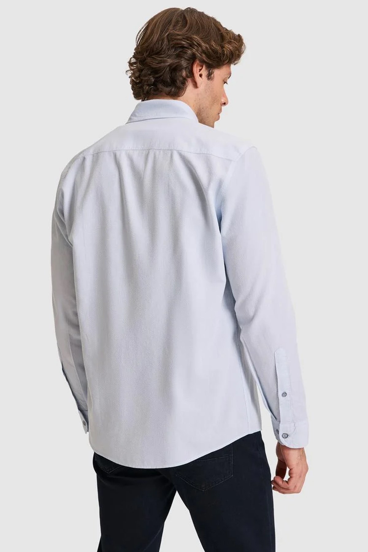 U.S. Polo Assn. Erkek Gömlek 50322343-VR003 Mavi