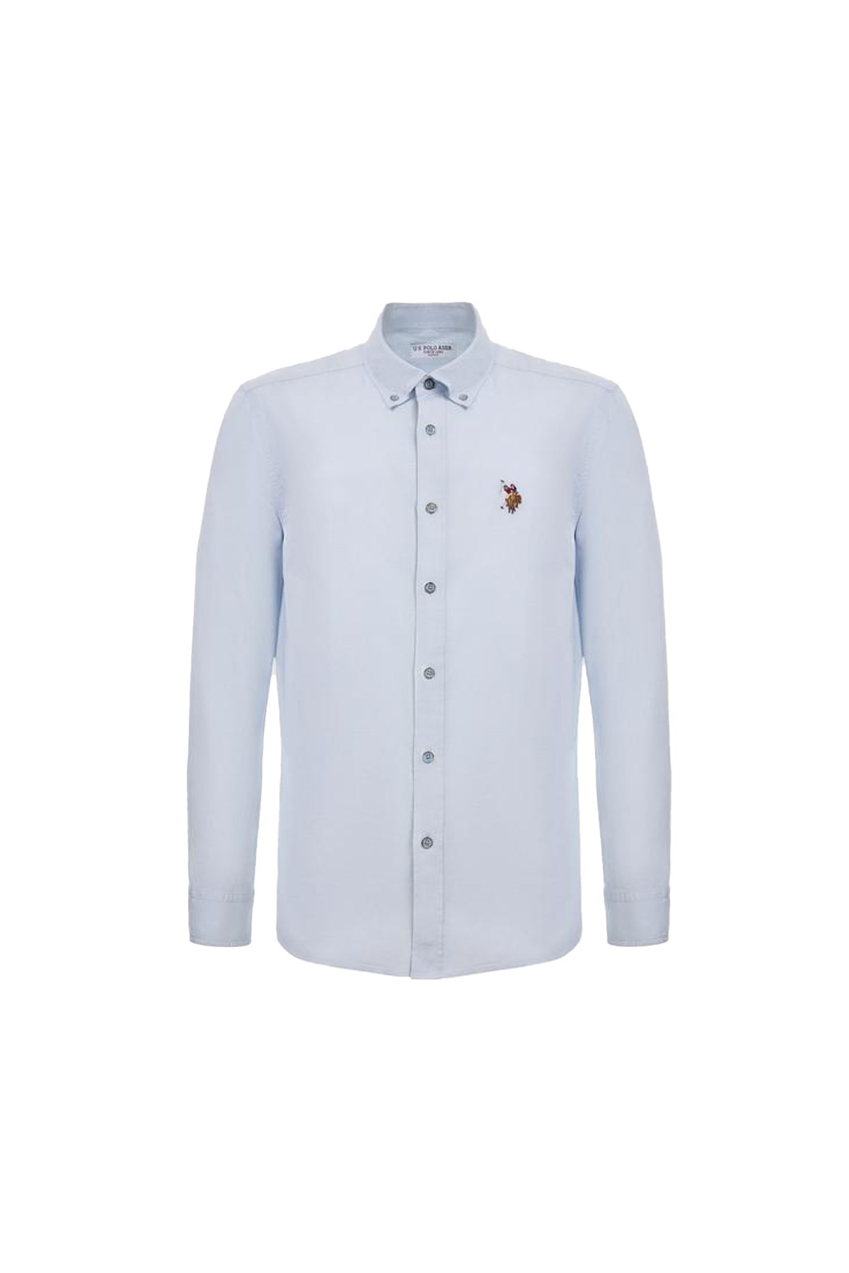 U.S. Polo Assn. Erkek Gömlek 50322343-VR003 Mavi