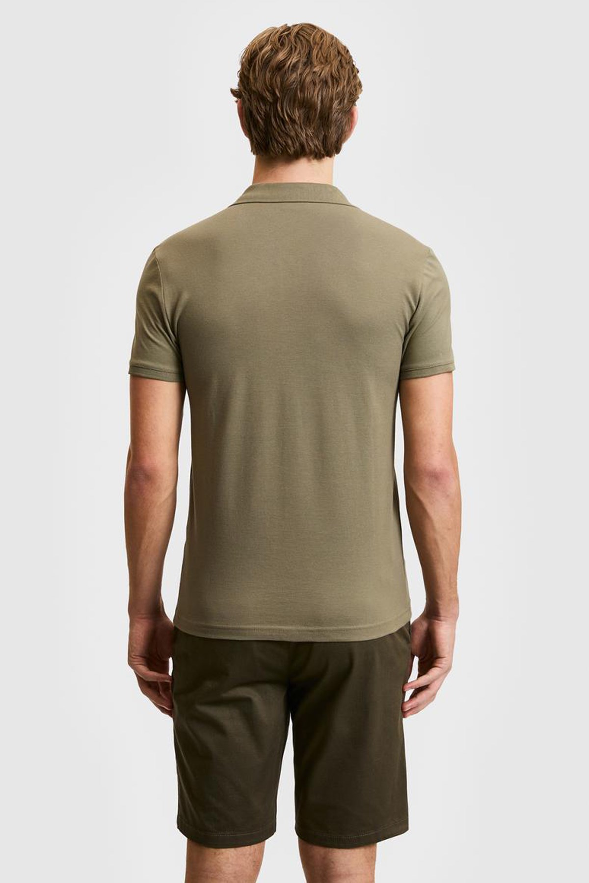 U.S. Polo Assn. Erkek Tişört 50322347-VR027 Haki
