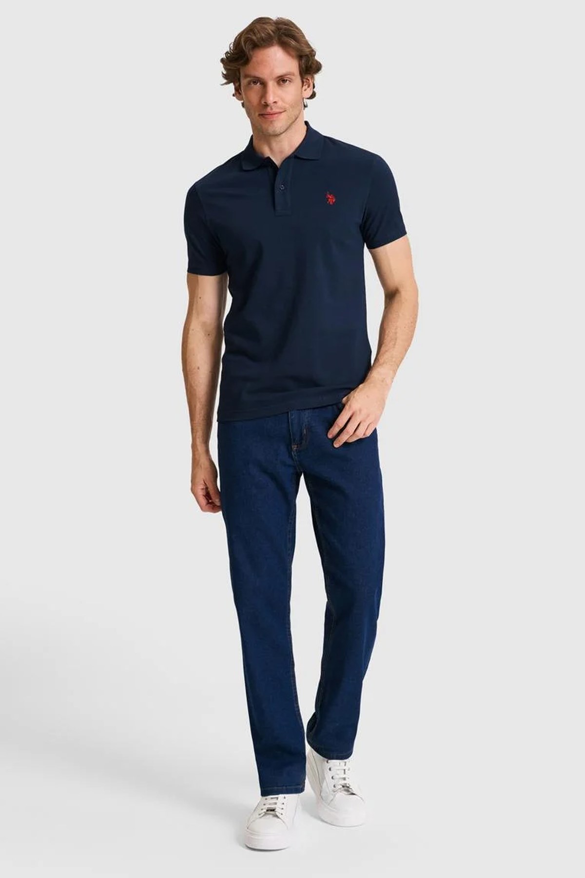 U.S. Polo Assn. Erkek Tişört 50322347-VR033 Lacivert