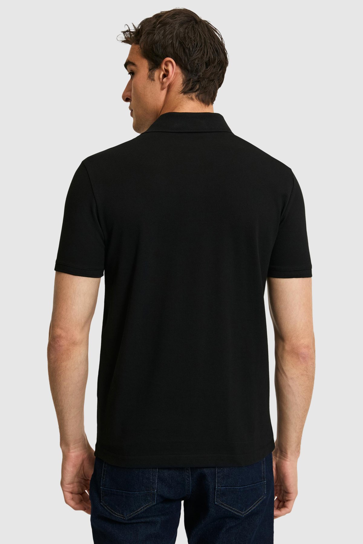 U.S. Polo Assn. Erkek Tişört 50322347-VR046 Siyah