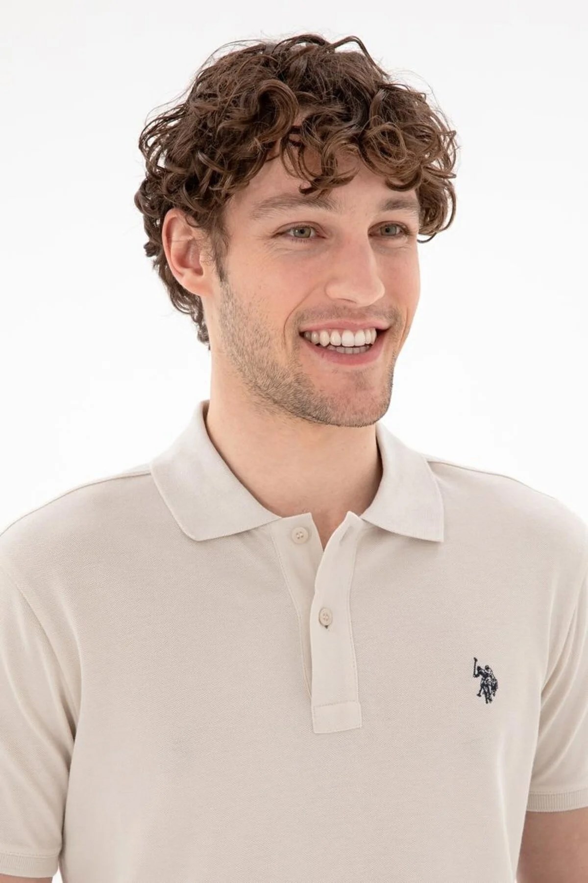 U.S. Polo Assn. Erkek Tişört 50322347-VR049 Gri