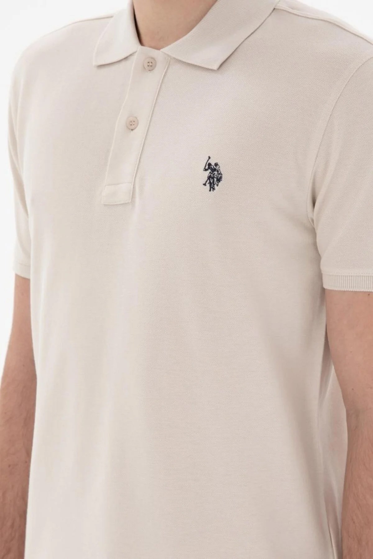 U.S. Polo Assn. Erkek Tişört 50322347-VR049 Gri