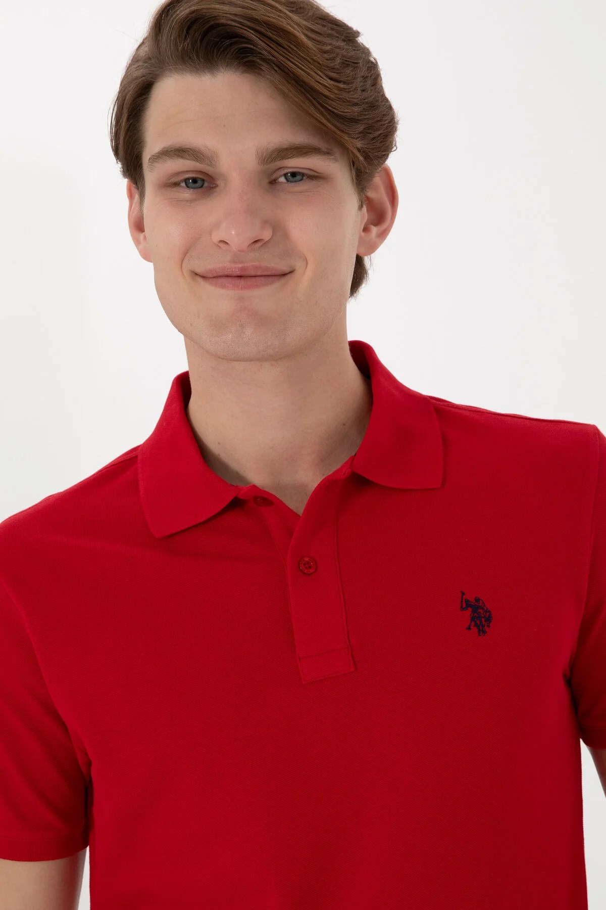 U.S. Polo Assn. Erkek Tişört 50322347-VR171 Kırmızı