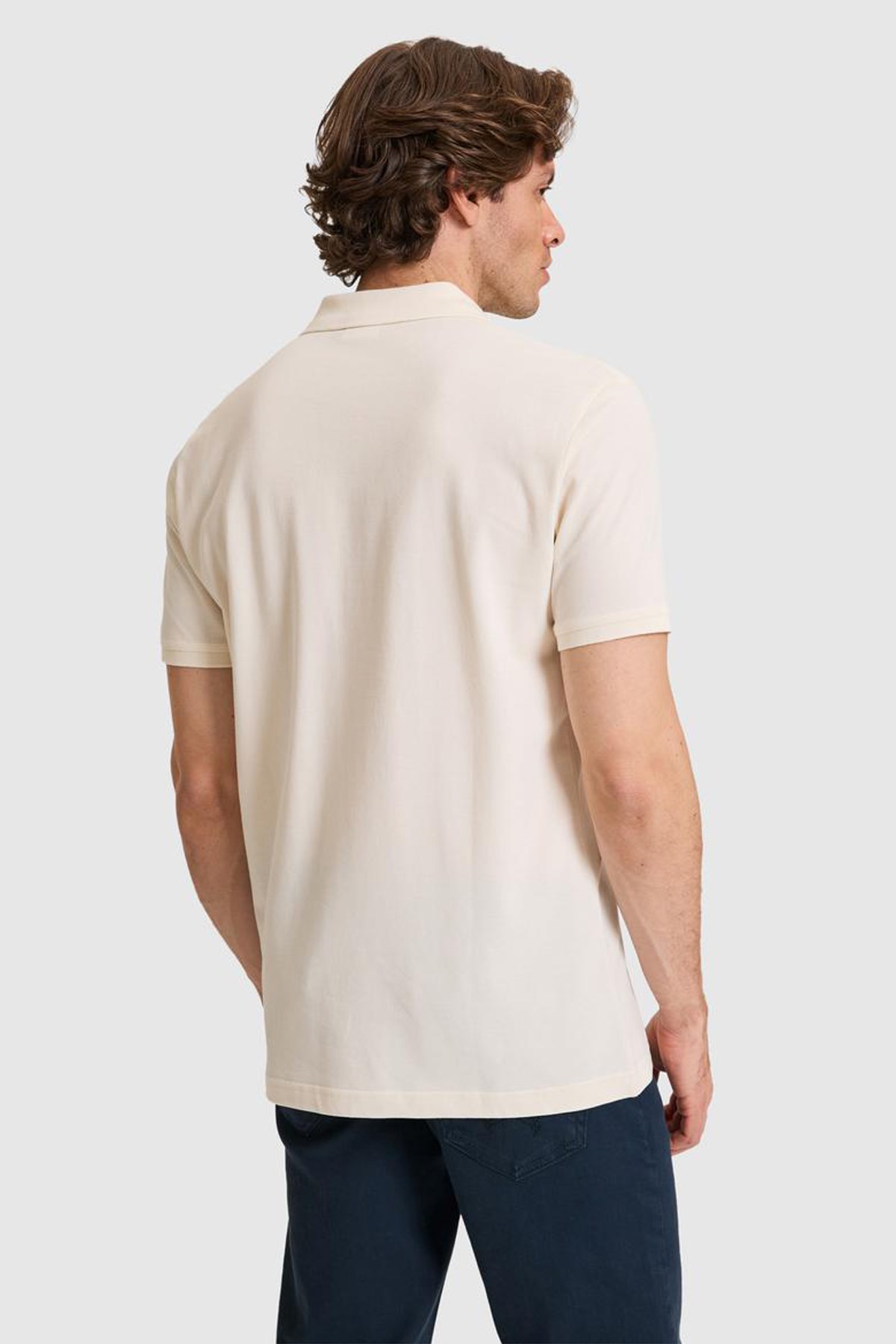 U.S. Polo Assn. Erkek Tişört 50322347-VR256 Beyaz