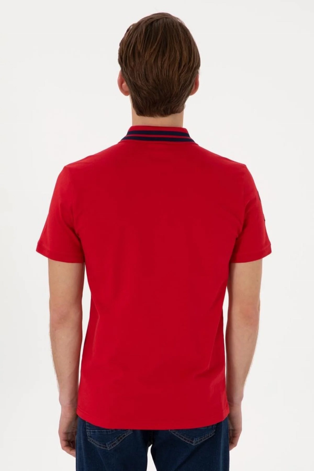 U.S. Polo Assn. Erkek Tişört 50322384-VR030 Kırmızı